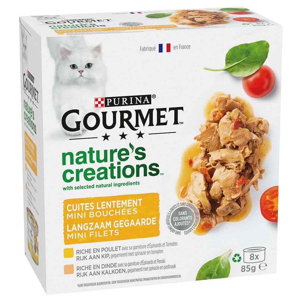 Gourmet Nature's Creations 8 x 85g Chicken & Turkey