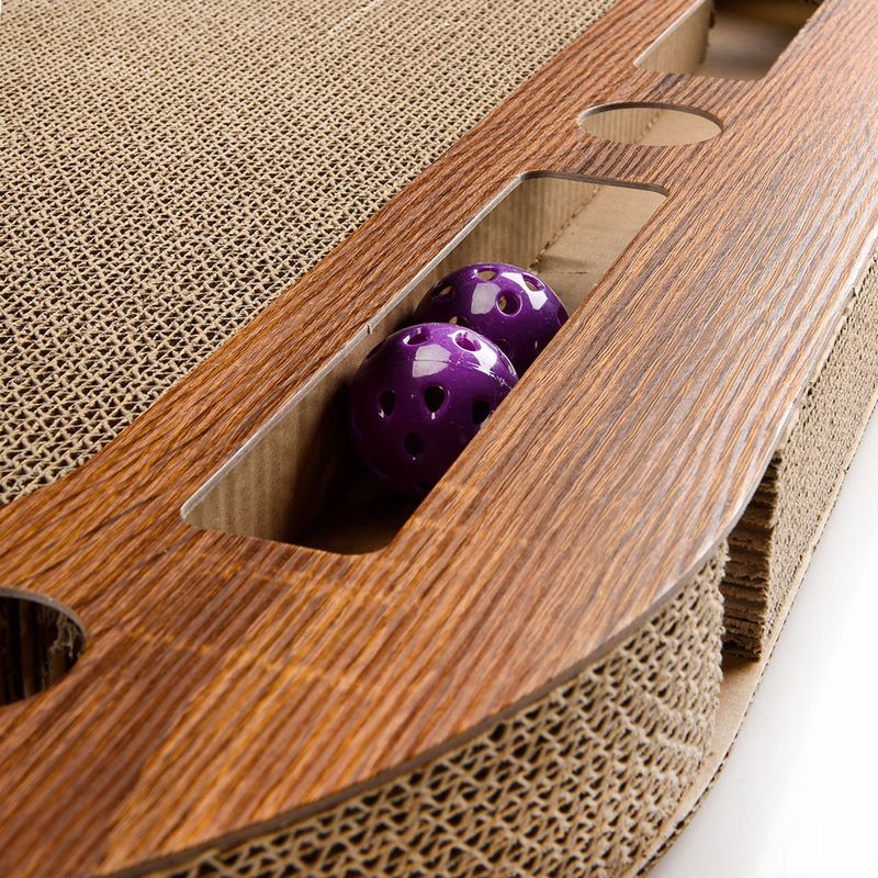 Canadian Cat Company PlayPlate XL Walnut approx. 85 x 54 x 5.8cm (L x W x H)