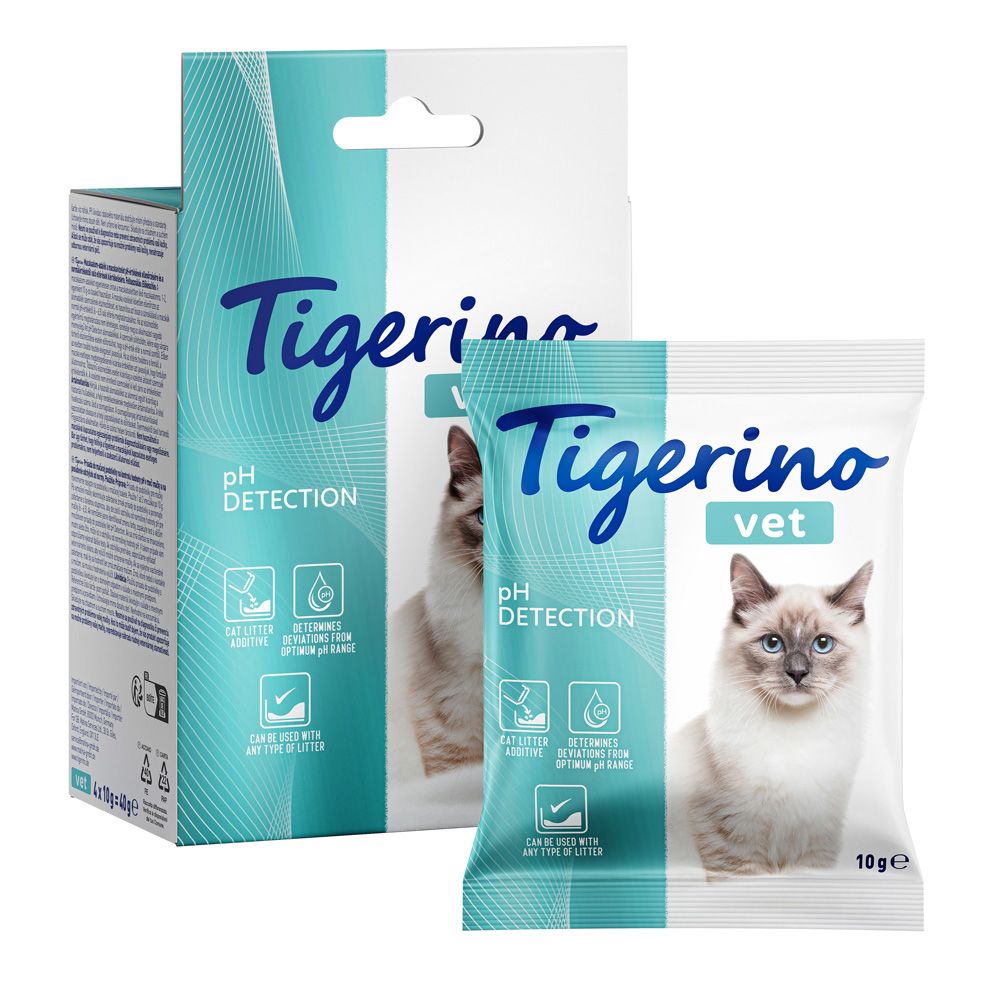 Tigerino Vet Cat Litter Additive - pH Detection 4 x 10g