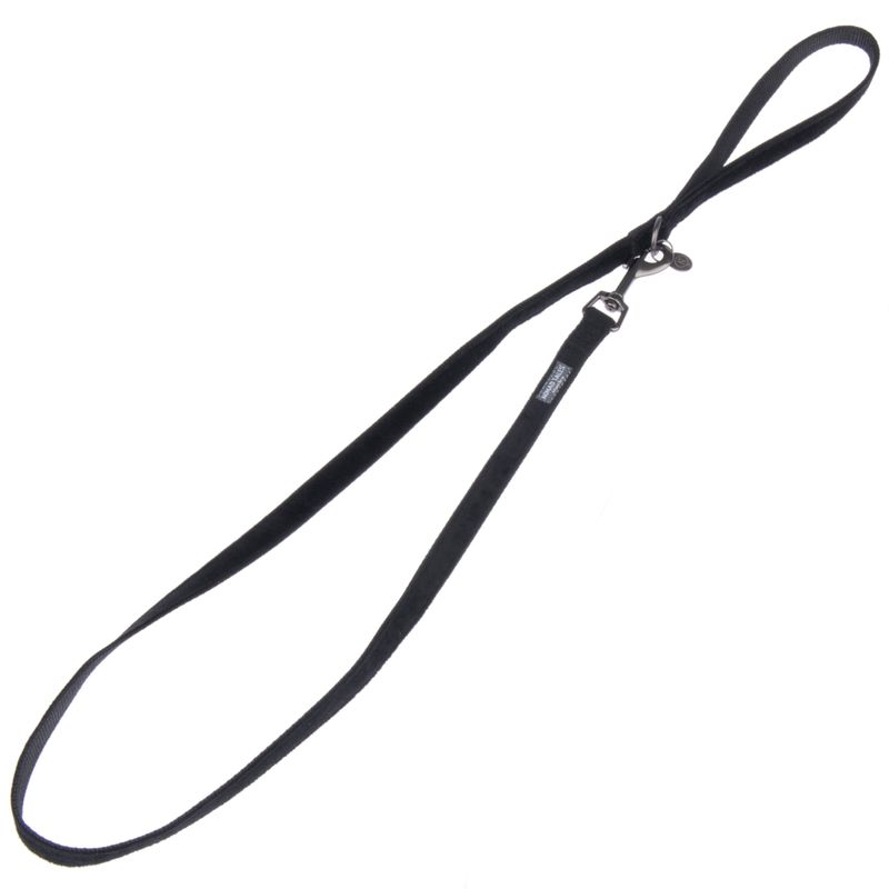 Nomad Tales Blush Dog Leash, ebony 200 cm long, 20 mm wide