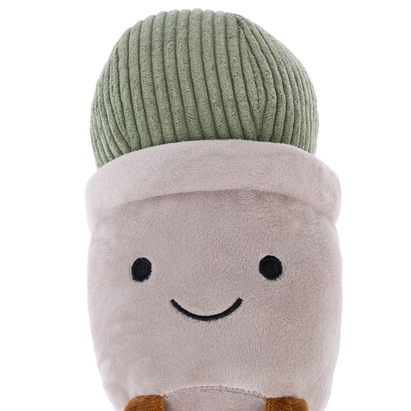 TIAKI Nature Cactus Pot Plush Dog Toy approx. 28 x 11 x 10 cm (L x W x H)