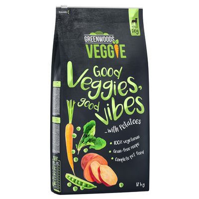 Greenwoods Veggie (Sweet) Potatoes with Peas, Carrots & Spinach 12kg