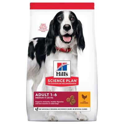 Hill’s Science Plan Adult 1-6 Medium with Chicken 2.5kg
