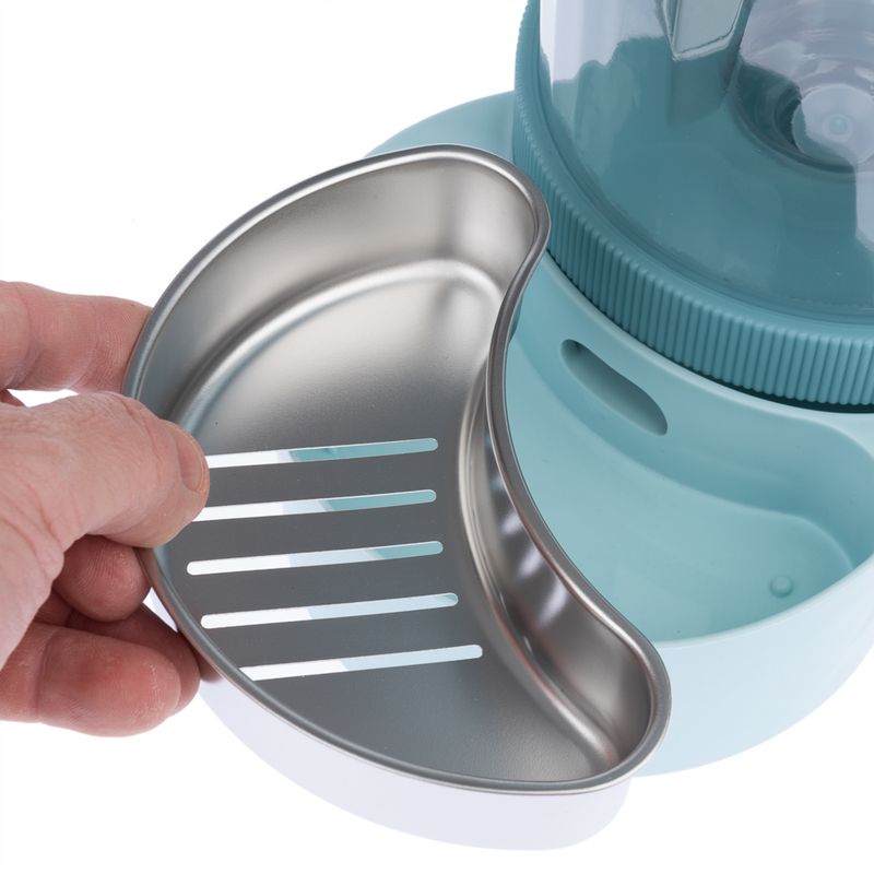 TIAKI Light Blue Food and Water Dispenser Up to 1.3kg Dry Food & 3L Water
