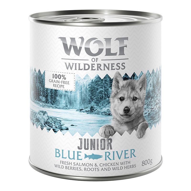 Little Wolf of Wilderness 6 x 800g Wild Hills Junior - Duck & Veal