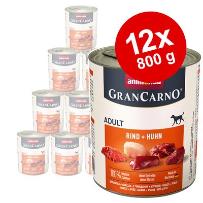 Saver Pack animonda GranCarno Original 12 x 800 g Mix package (3 varieties)