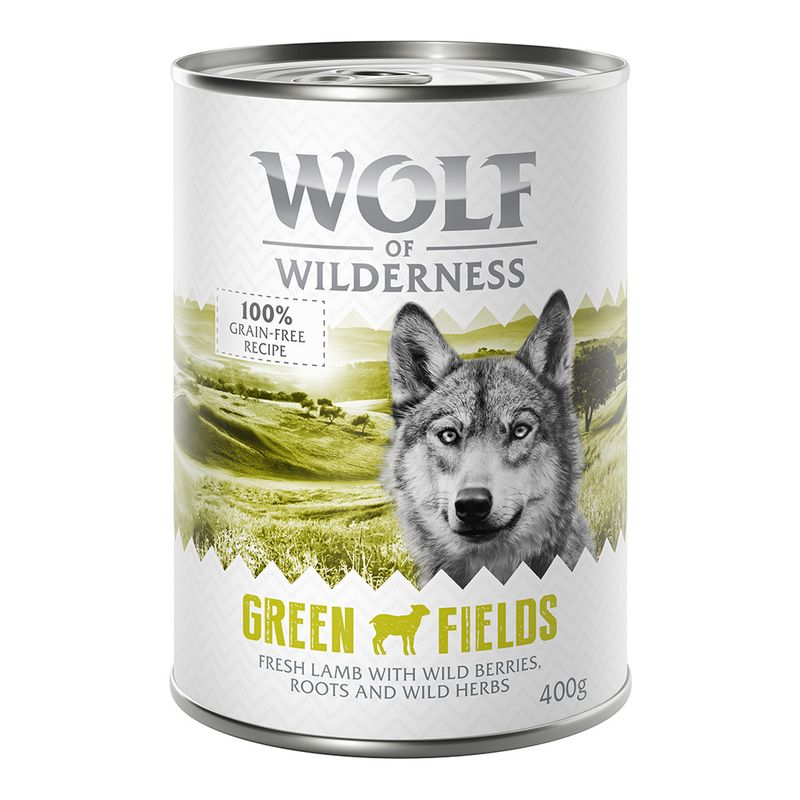 Wolf of Wilderness Adult Single Protein 6 x 400g Mixed Pack 1 (3 Varieties)