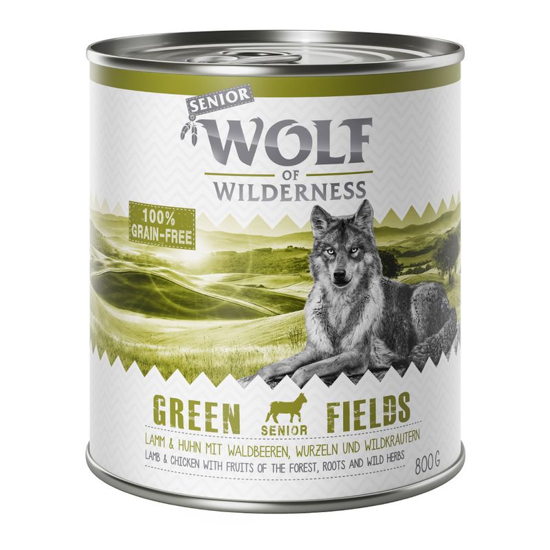 Wolf of Wilderness Senior Saver Pack 24 x 800g Mixed Pack