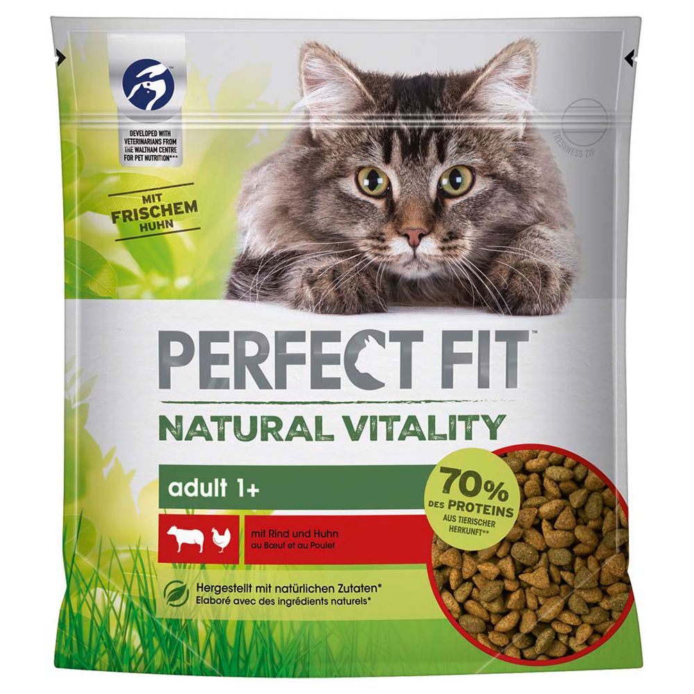 Perfect Fit Natural Vitality Adult 1+ Beef and Chicken 650g