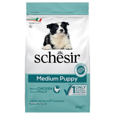 Schesir Dog Medium Puppy with Chicken 12kg