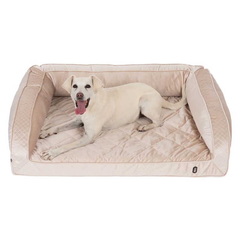 TIAKI Wellness Cuddly Sofa Brown: 100 x 65 x 30cm (L x W x H)