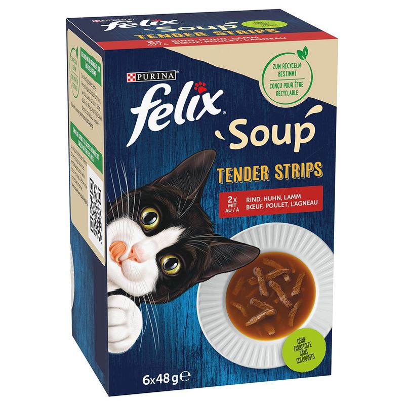 3 x Felix Cat Treats - 2 + 1 Free! * Goody Bag Dairy Delight (3 x 60g)