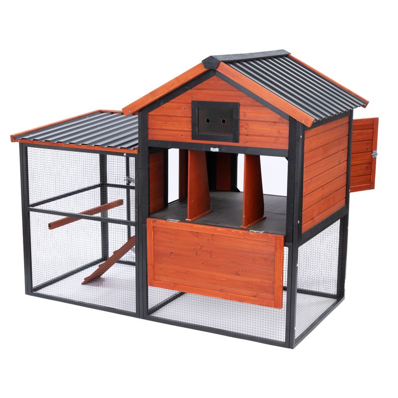 TIAKI Premium Chicken Coop 166 x 88 x 131.4 cm (2 Packages*) (L x W x H)