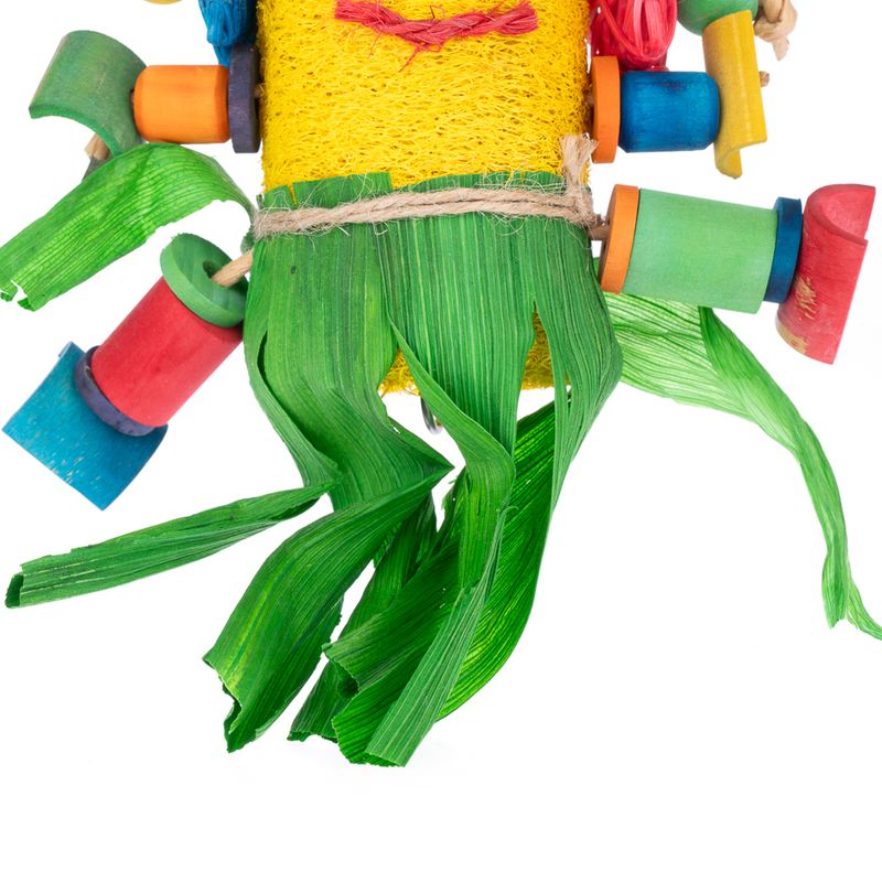 TIAKI Vogelspielzeug Luffa-Männchen approx. 30 x 16 x 10cm (L x W x H)