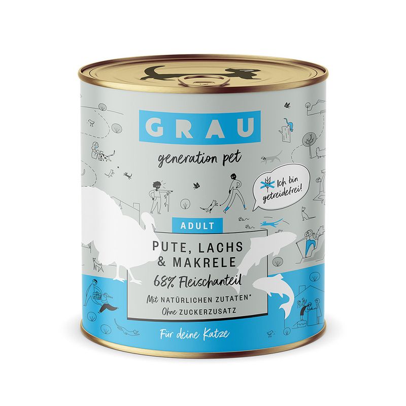 GRAU Gourmet Adult Grain-Free Saver Pack 12 x 800g Chicken & Veal