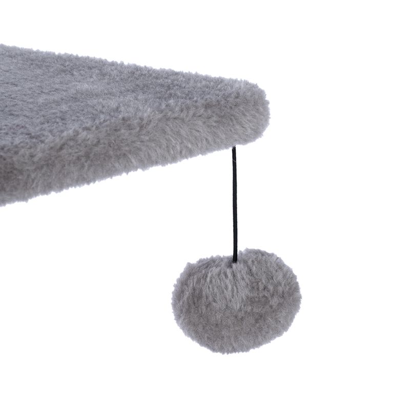 zooplus Basics Scratching Tree - Large Grey