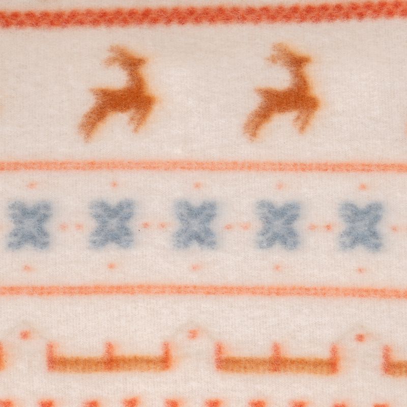 TIAKI Cuddly Cushion with Nordic Winter Pattern approx. 72 x 52 x 12 cm (L x W x H)