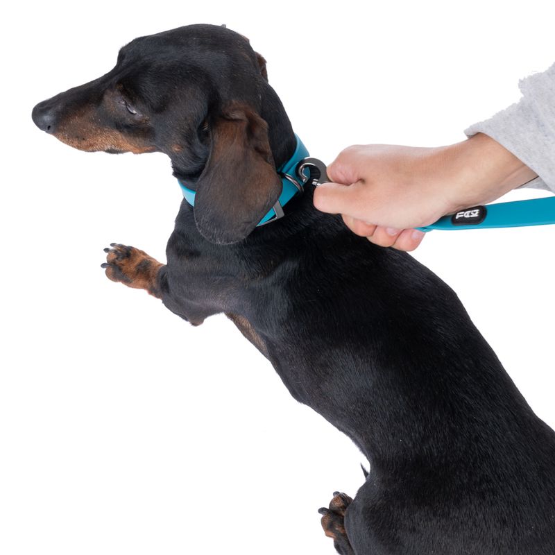 TIAKI Water-repellent PVC leash, blue Length: approx. 200 cm