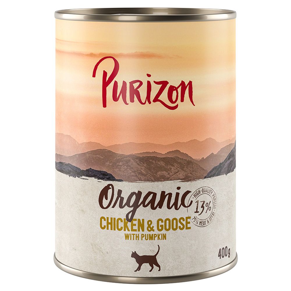Purizon Organic Saver Pack 24 x 400g Duck & Chicken with Courgette