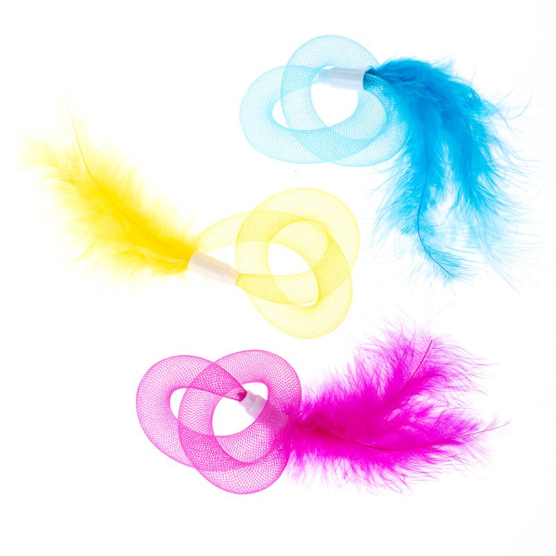 TIAKI Tubes with Feathers Cat Toy Set Set of 3