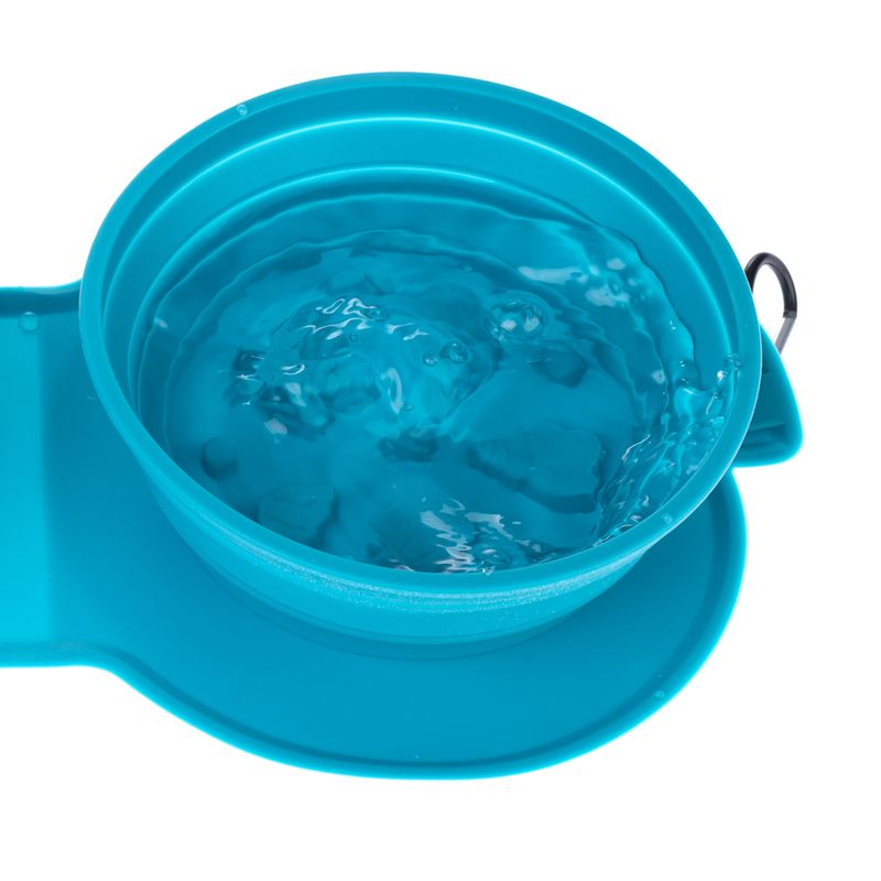 TIAKI Sea Shell Silicone Double Travel Bowl 2 x 600ml
