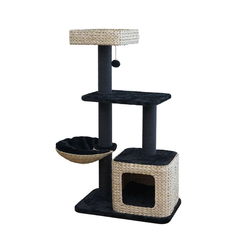 Karlie Water Hyacinth Scratching Post Sombra M Black / natural