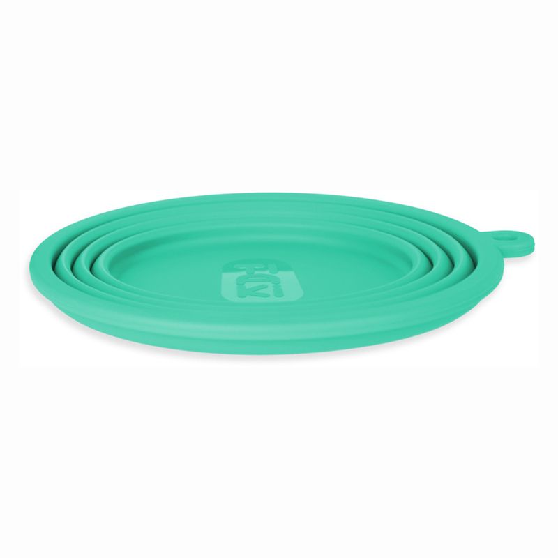 TIAKI Turquoise Silicone Travel Bowl 500ml