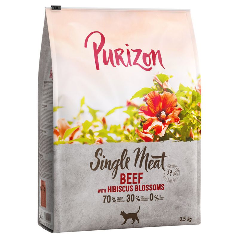 Purizon Single Meat Beef with Hibiscus Blossoms 400g