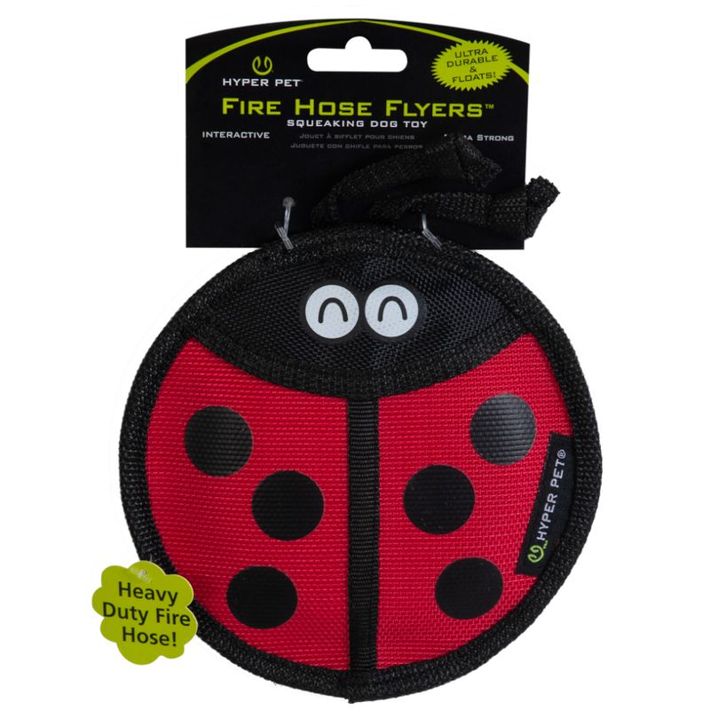 Hyper Pet Fire Hose Flyer Ladybird 24.7 x 15.8 x 3.2cm (L x W x H)