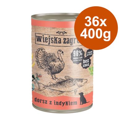 Wiejska Zagroda Dog Saver Pack 36 x 400g Puppy Lamb