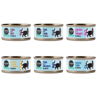 Cosma Nature Saver Pack 24 x 70g Mix I (6 Varieties)