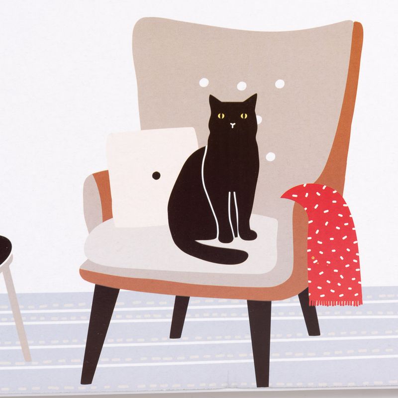 XL Cat House with Scratching Pad Winter Edition 58 x 36 x 41cm (L x W x H)