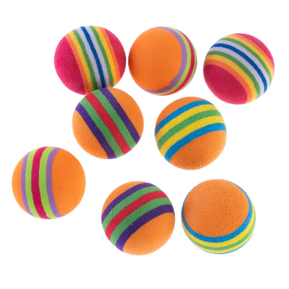 zooplus Basics Foam Ball Set for Cats Set of 8