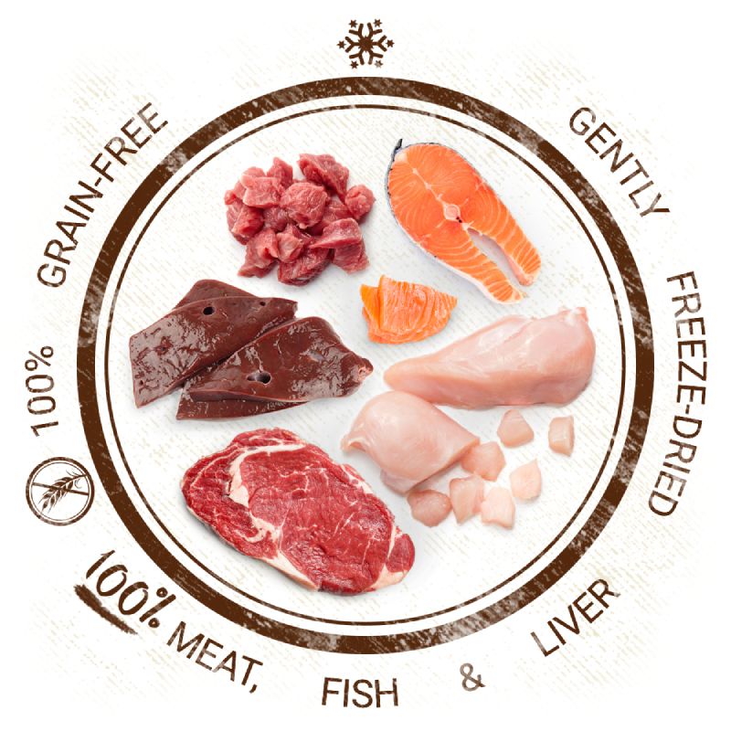 Purizon Cat Snacks Grain-Free Mixed Trial Pack 3 x 40g Chicken with Fish / Lamb with Fish / Fish with Beef