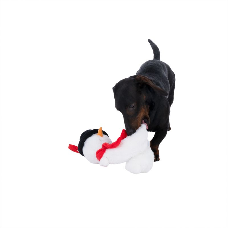 TIAKI Snowman with Bungee Body Dog Toy 1 Toy