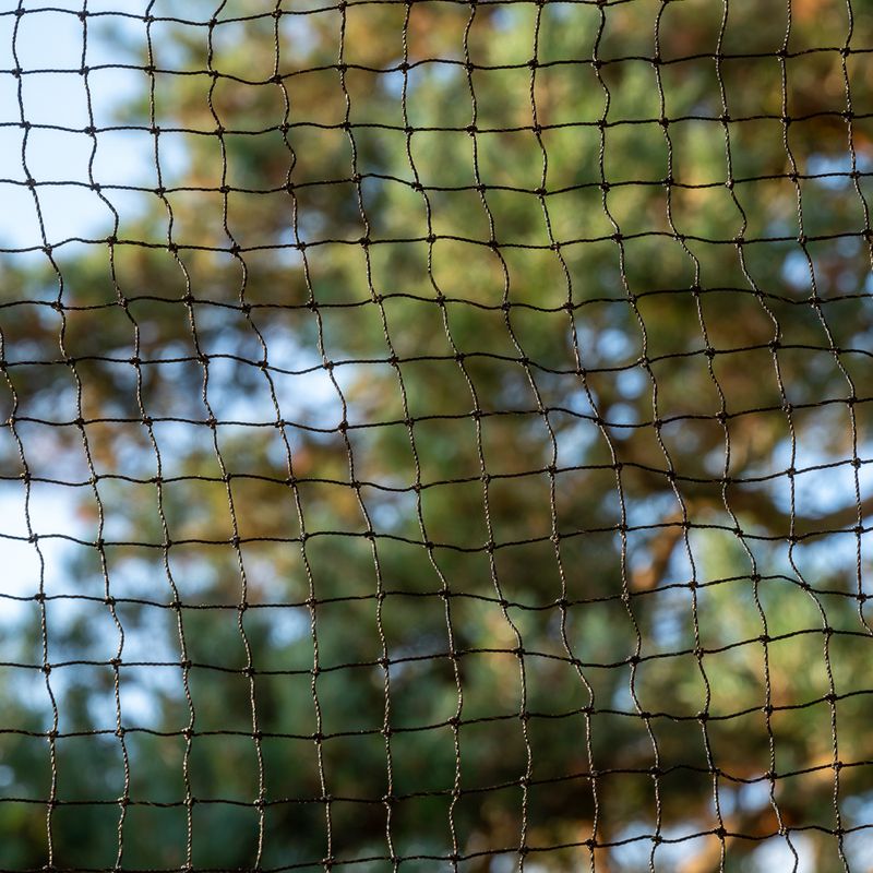 TIAKI Cat Safety Net with Wire Reinforcement - Black 2 x 1.5 m