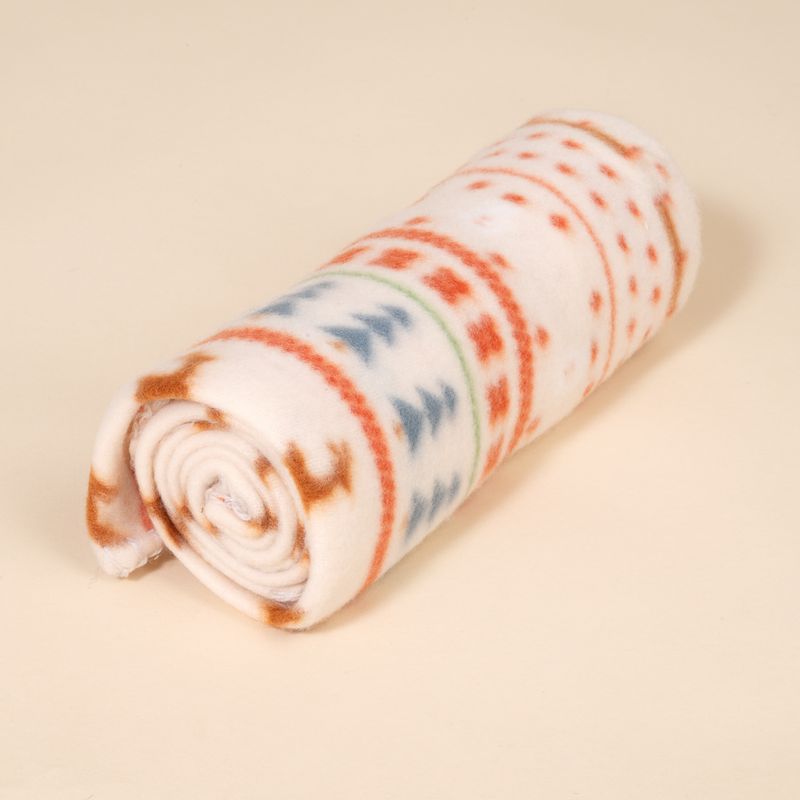 TIAKI Cosy Blanket with Nordic Winter Pattern Size S: 100 x 70 cm (L x W)
