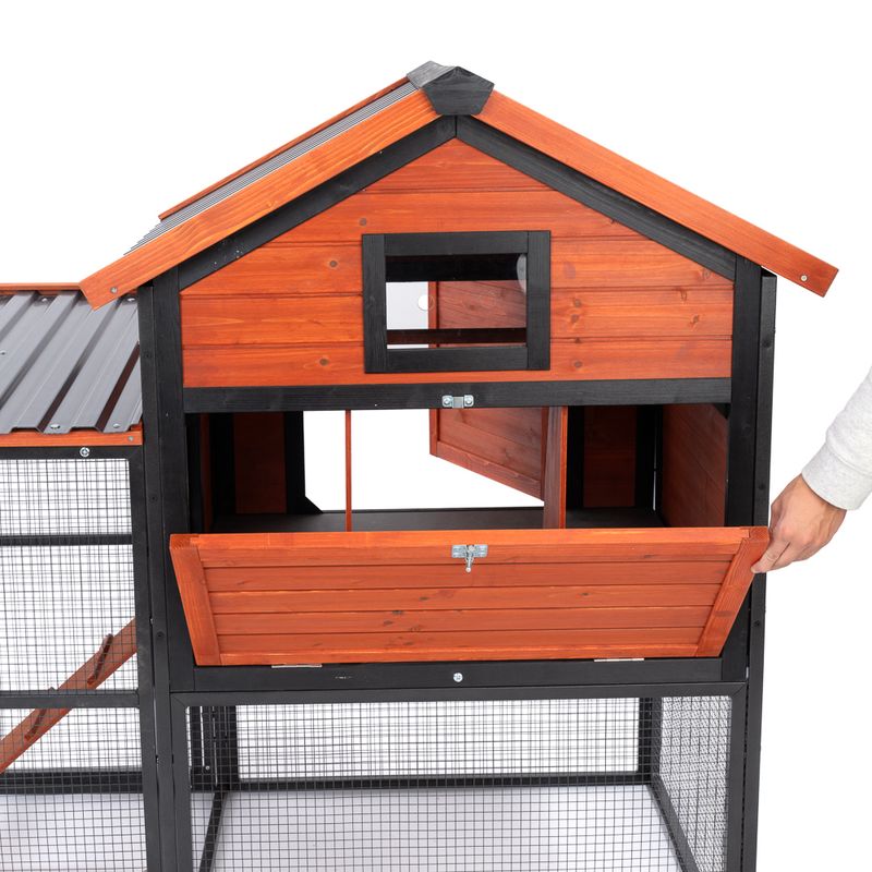 TIAKI Premium Chicken Coop 166 x 88 x 131.4 cm (2 Packages*) (L x W x H)