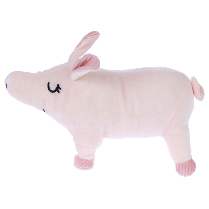 TIAKI Oink Pig Plush Squeaker Toy approx. 25.5 x 7 x 14 cm (L x W x H)