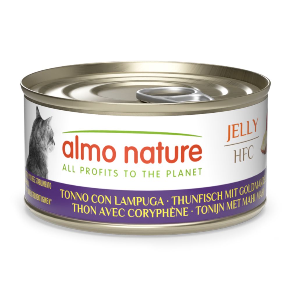 Almo Nature HFC Jelly Saver Pack 24 x 70g Tuna with Dolphinfish