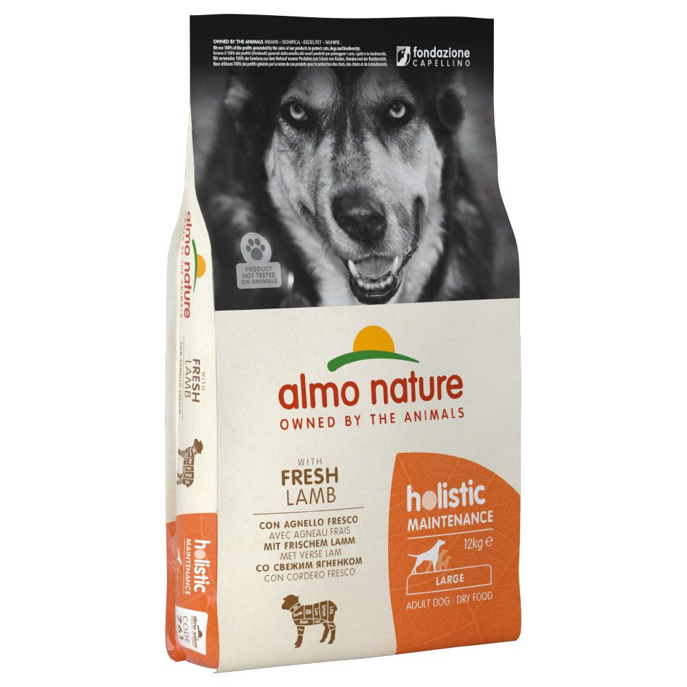 Almo Nature Holistic Large Adult Dog - Lamb & Rice 12kg