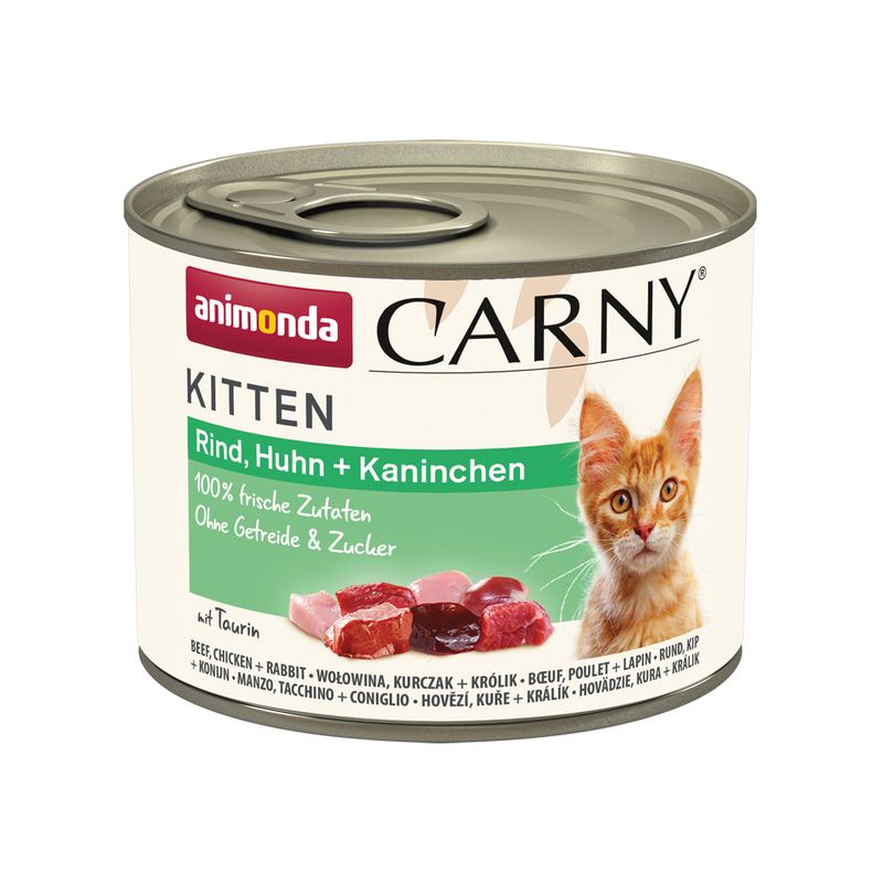 animonda Carny Kitten 12 x 200g Beef & Turkey