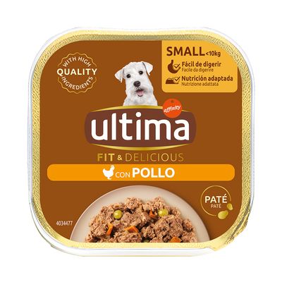 22x150g/44x100g Ultima Fit & Delicious Wet Dog Food 16 + 6/32 + 12 Free! * Paté Mini Dog Salmon (22 x 150g)