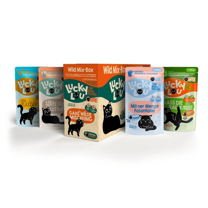 Lucky Lou Adult trial mix 12 x 125 g Tasty Mix