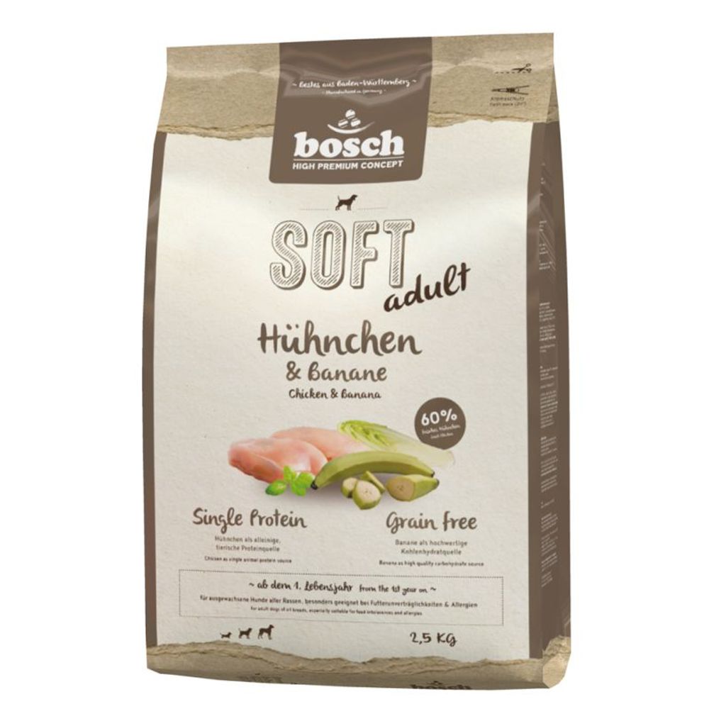 bosch Soft Chicken & Banana HPC Dry Dog Food 2.5kg