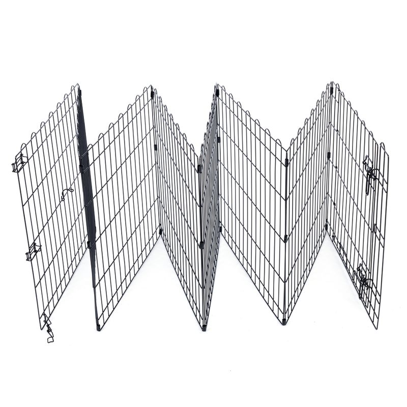 TIAKI Metal Puppy Pen Size M: 8 Panels each 61 x 76cm (W x H)