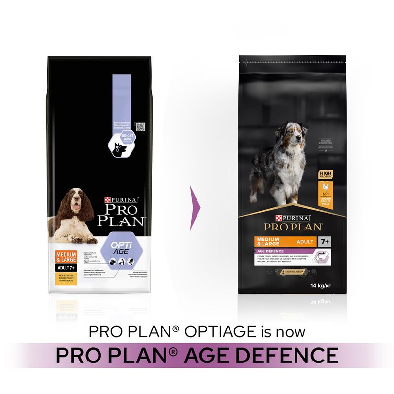 PURINA PRO PLAN Medium & Large Adult 7+ Age Defence 14kg