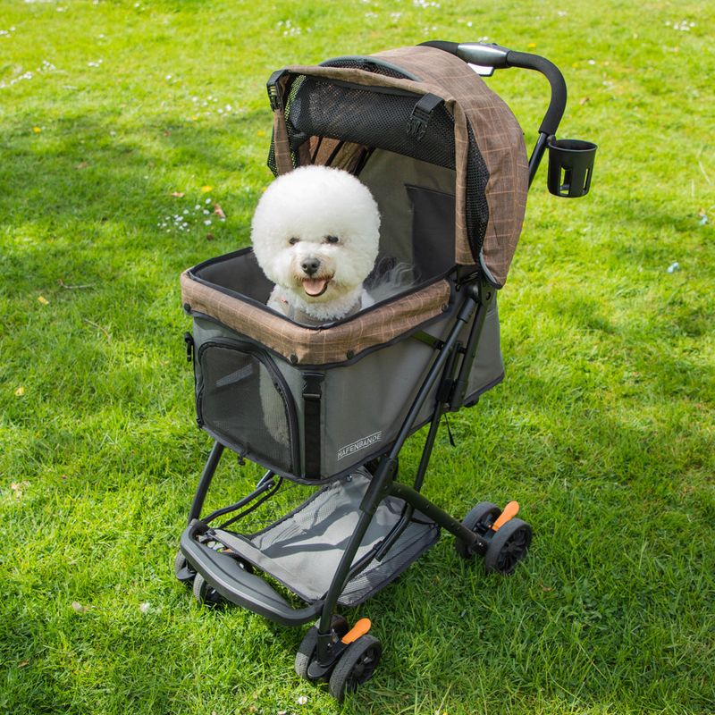 HAFENBANDE Pet Buggy Sailor light brown / taupe