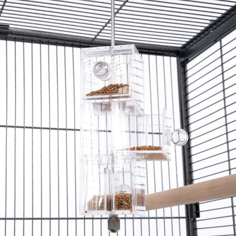 TIAKI Intelligence Bird Toy with 3 Drawers 5.5 x 7 x 29.5cm (L x W x H)