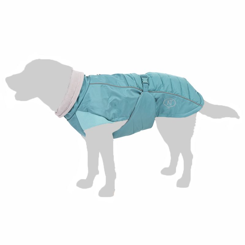Nomad Tales Spirit Softshell Dog Coat - Pacific approx. 35cm Back Length